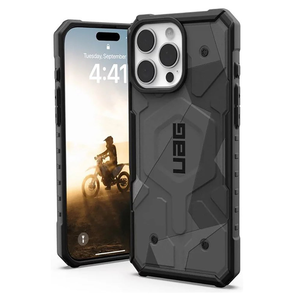 Etui MagSafe do Apple iPhone 16 Pro, Urban Armor Gear, Pathfinder SE Geo Camo, Kamuflaż