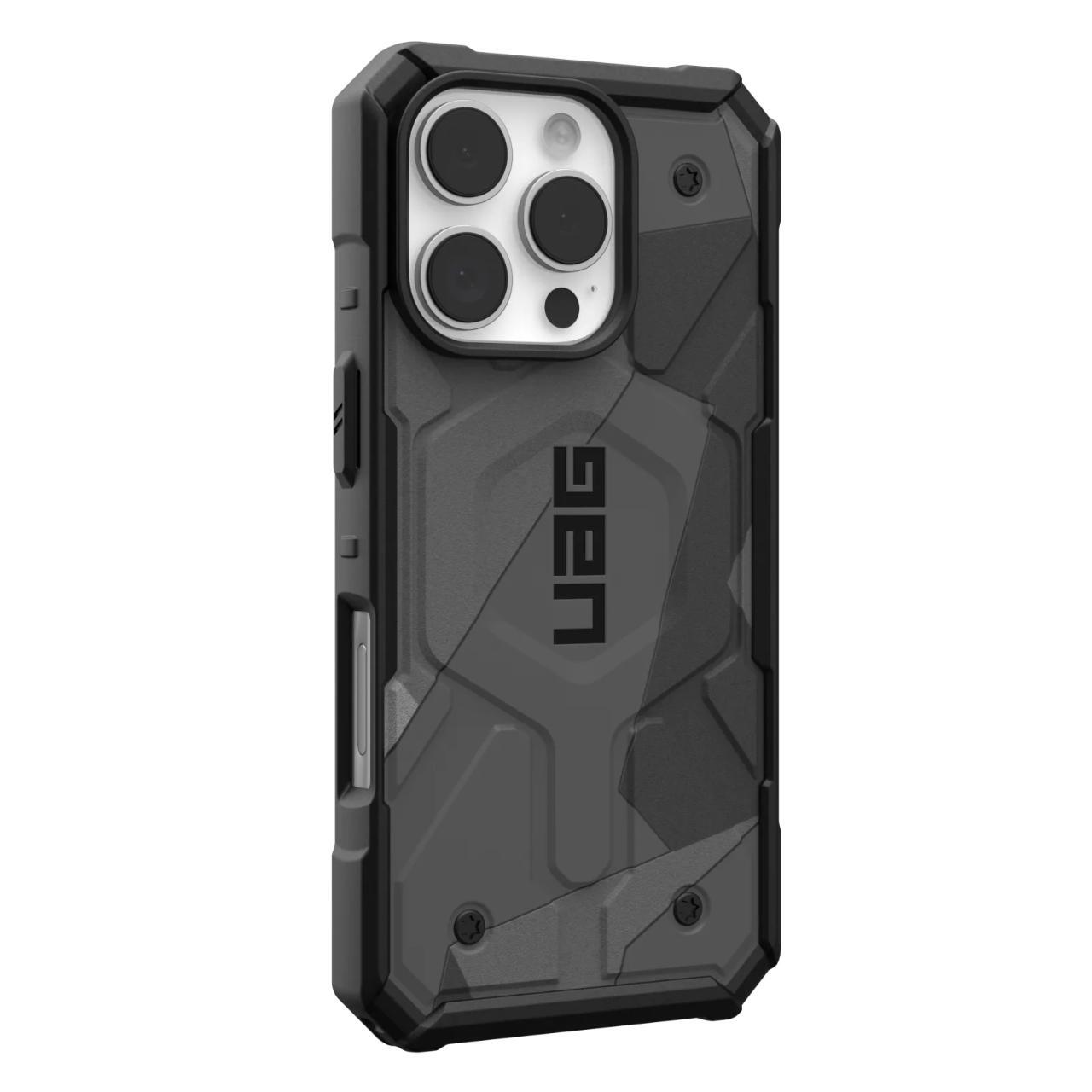 Etui MagSafe do Apple iPhone 16 Pro, Urban Armor Gear, Pathfinder SE Geo Camo, Kamuflaż