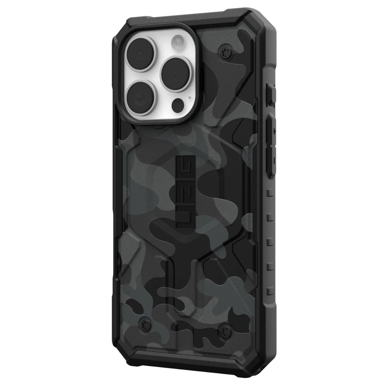 Etui MagSafe do Apple iPhone 16 Pro, Urban Armor Gear, Pathfinder SE Midnight Camo, Kamuflaż