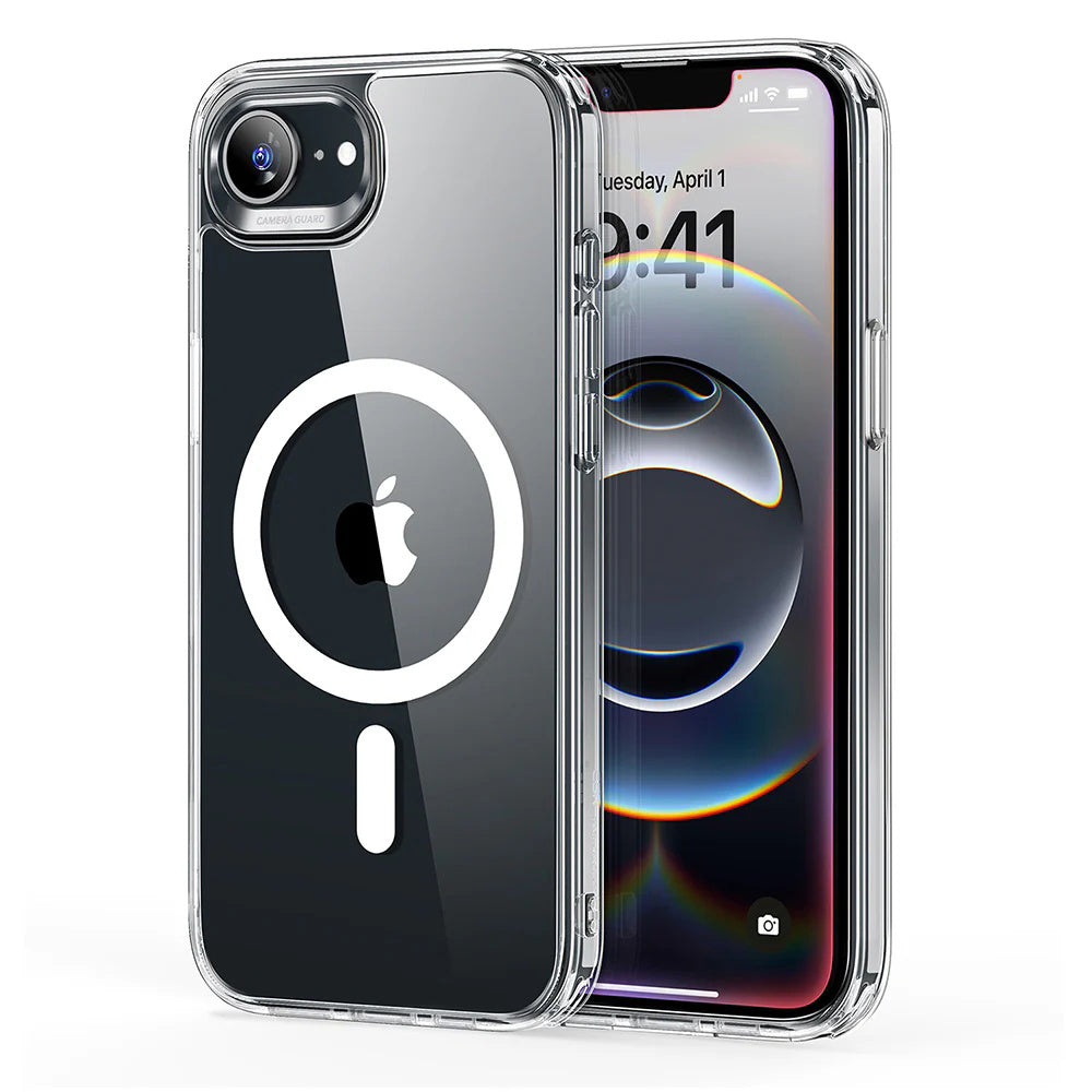 Etui MagSafe dla Apple iPhone 17e / 16e, ESR, Classic Hybrid, Przezroczyste