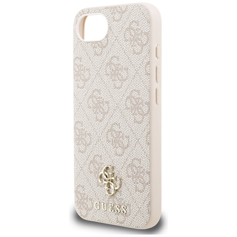 Etui MagSafe dla Apple iPhone 17e / 16e, Guess, 4G Classic, Różowy