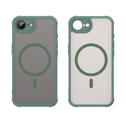 MagSafe Case for Apple iPhone 17e / 16e, Techsuit, HaloFrost II, Green