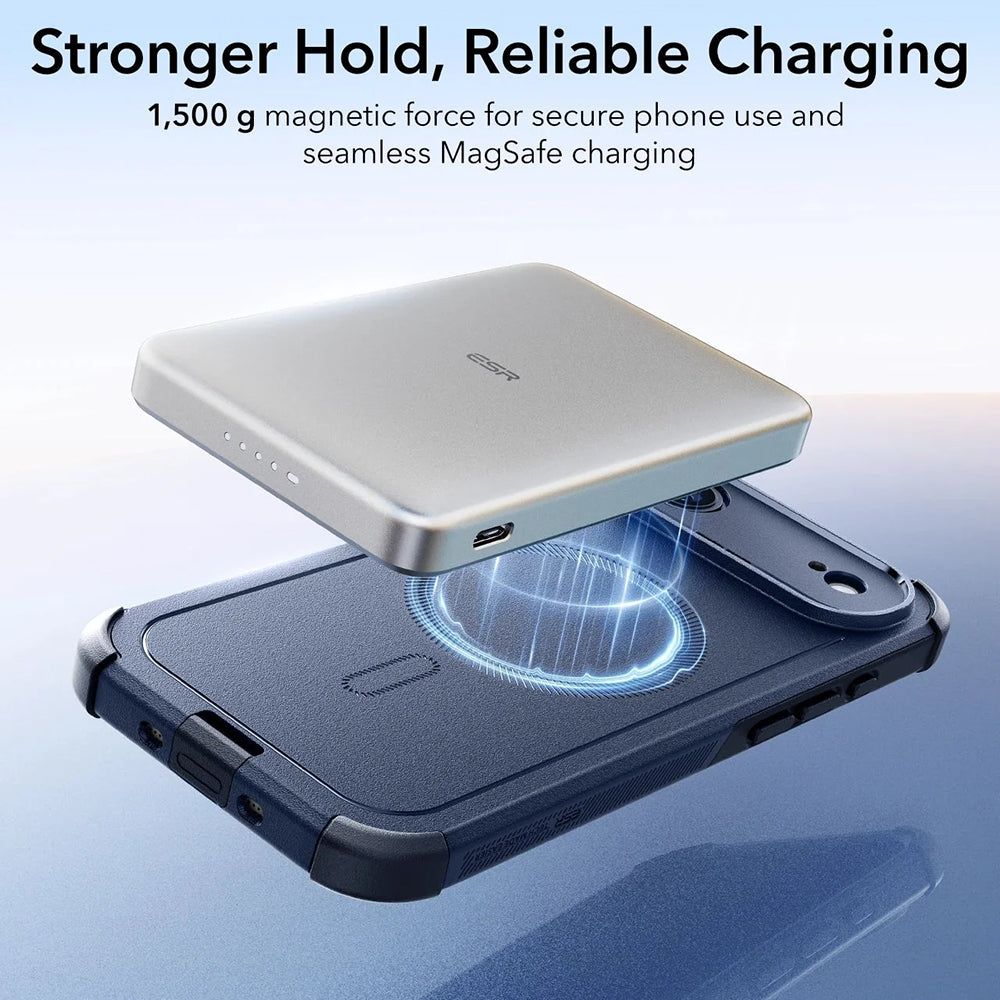 Etui MagSafe dla Apple iPhone 17 Air, ESR, Cyber, Niebieskie