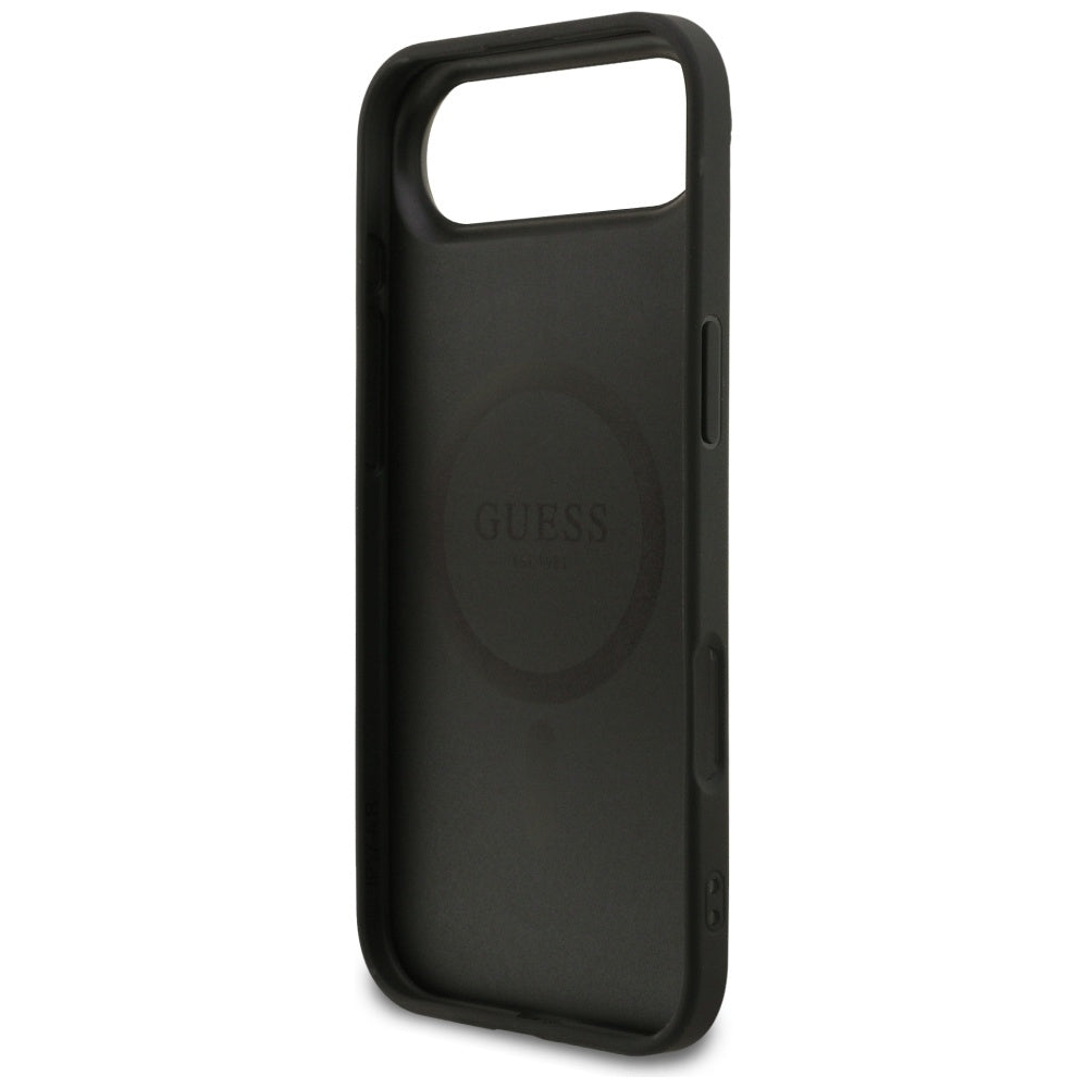 Etui MagSafe dla Apple iPhone 17 Air, Guess, 4G Ring Classic Logo, Czarne