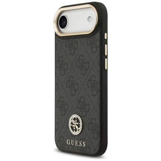 Etui MagSafe dla Apple iPhone 17 Air, Guess, 4G Strass Logo, Czarne