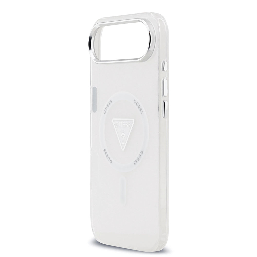 Etui MagSafe dla Apple iPhone 17 Air, Guess, IML Gradient Triangle Logo, Przezroczyste