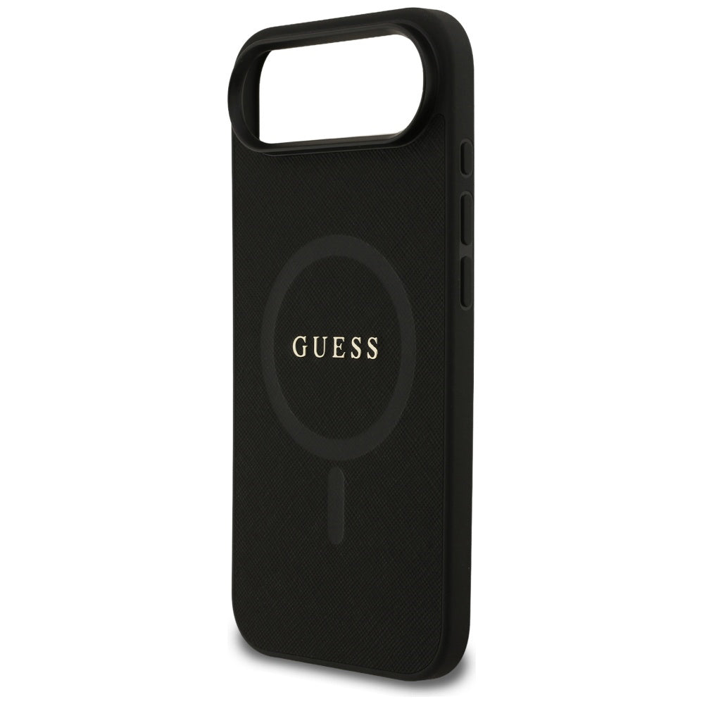 Etui MagSafe dla Apple iPhone 17 Air, Guess, Saffiano Classic Logo, Czarne
