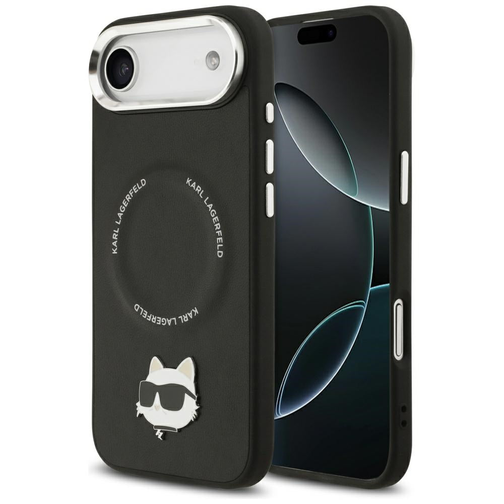 Etui MagSafe dla Apple iPhone 17 Air, Karl Lagerfeld, Choupette Pin, Czarne