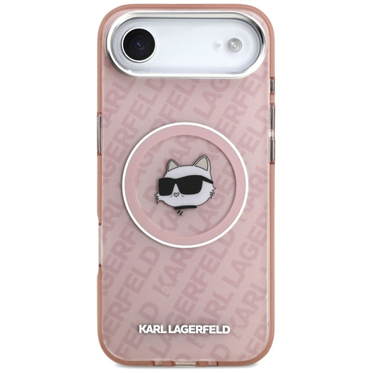 Etui MagSafe dla Apple iPhone 17 Air, Karl Lagerfeld, IML Choupette`s Head, Różowy