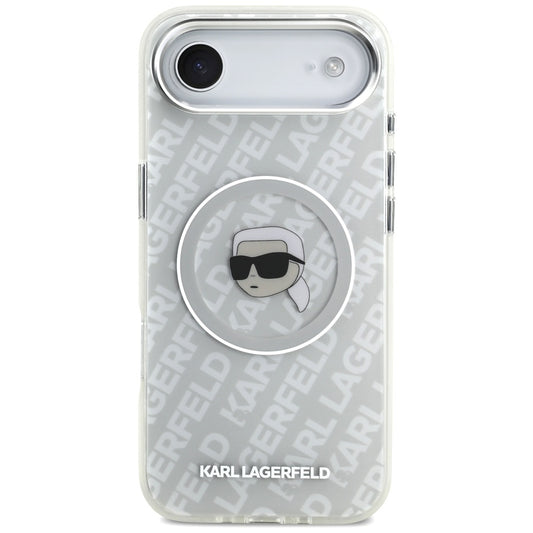 Etui MagSafe dla Apple iPhone 17 Air, Karl Lagerfeld, IML Karl`s Head, Szare