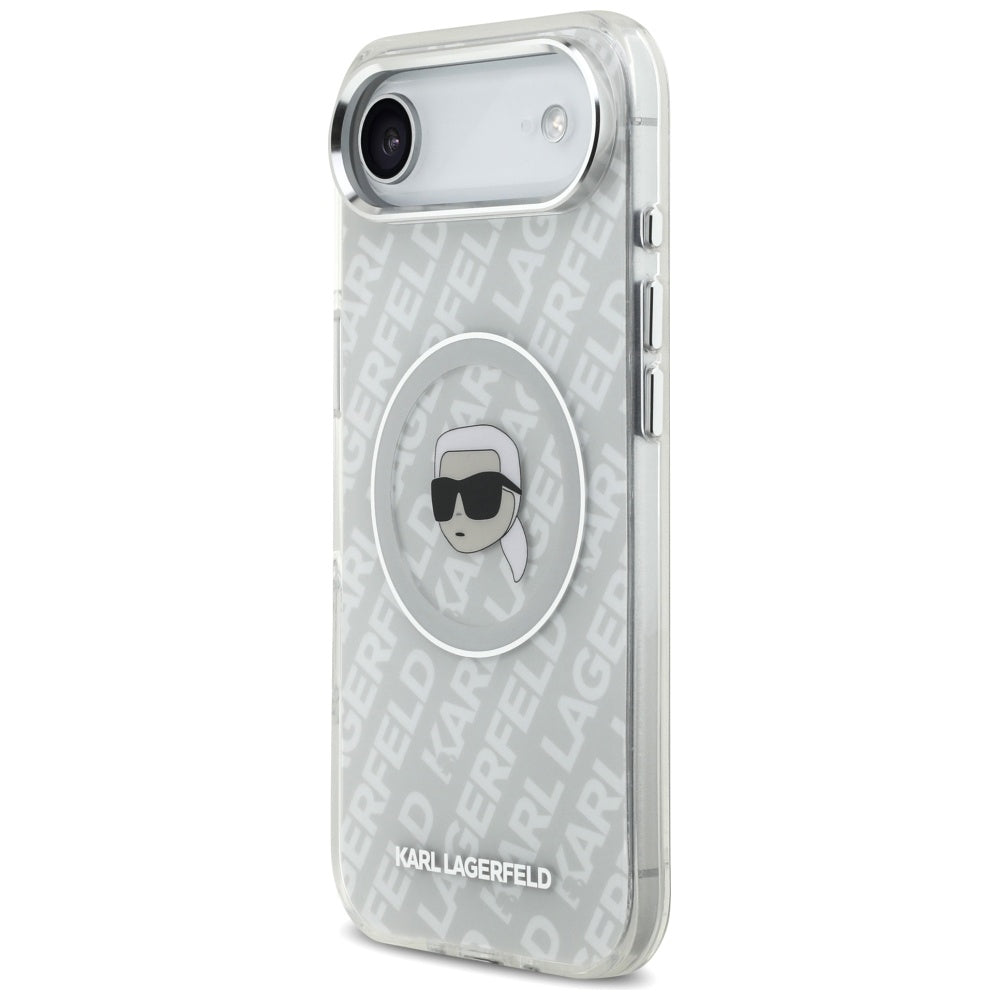 Etui MagSafe dla Apple iPhone 17 Air, Karl Lagerfeld, IML Karl`s Head, Szare