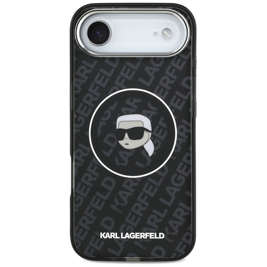 Etui MagSafe dla Apple iPhone 17 Air, Karl Lagerfeld, IML Karl`s Head, Czarne