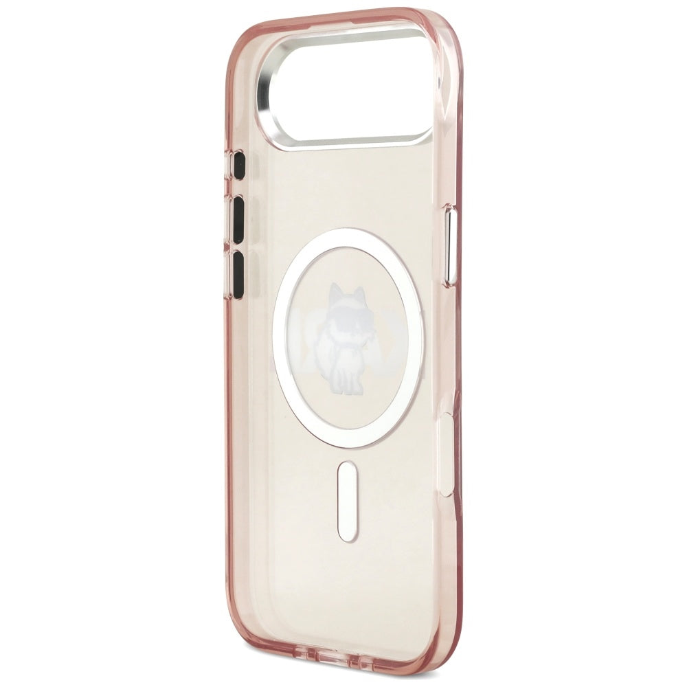 Etui MagSafe dla Apple iPhone 17 Air, Karl Lagerfeld, IML Sketch Logo Choupette, Różowy