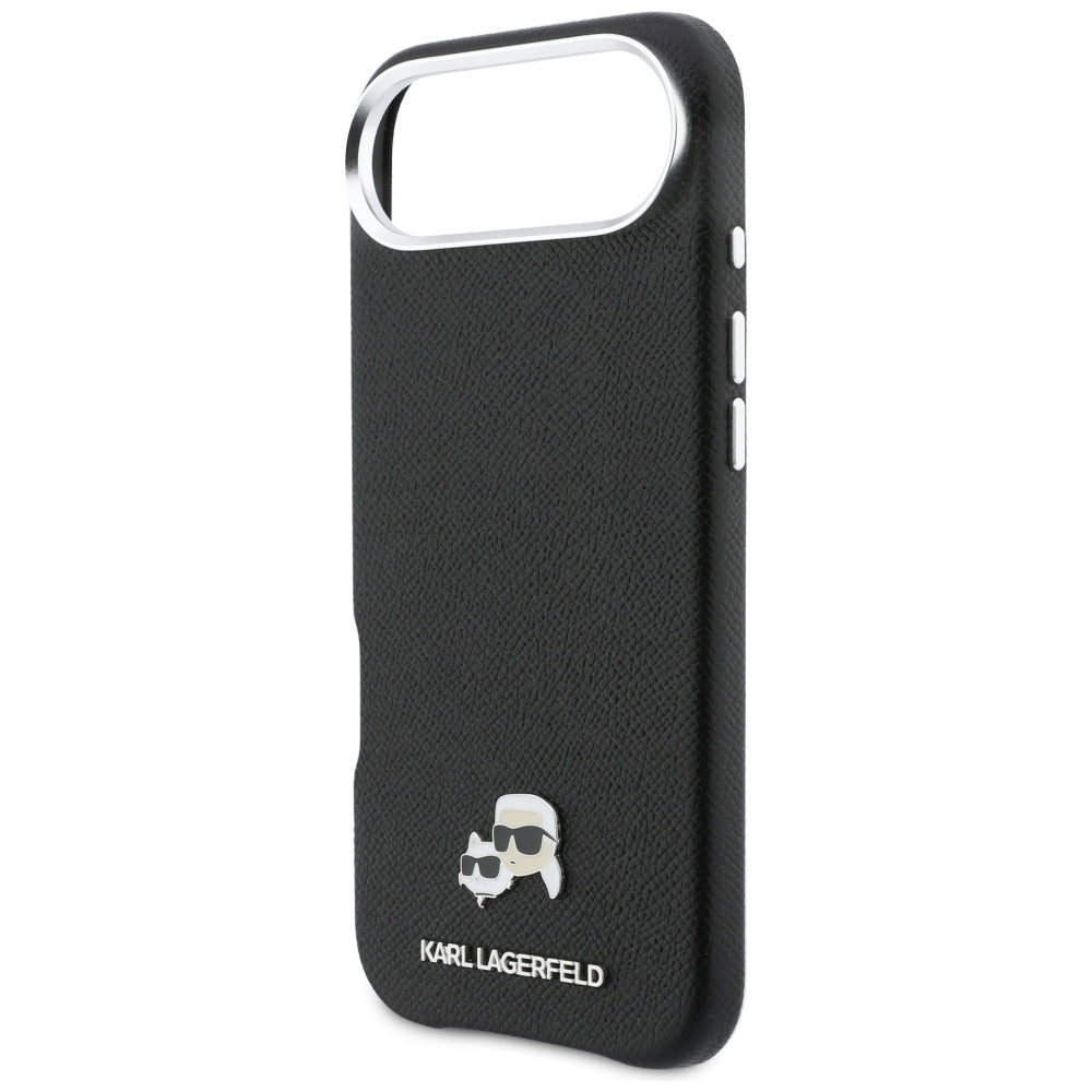Etui MagSafe dla Apple iPhone 17 Air, Karl Lagerfeld, Karl & Choupette Head's Pin, Czarne