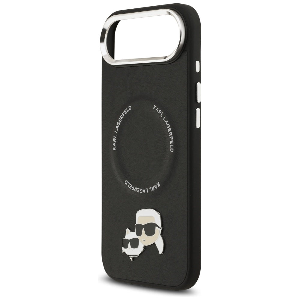 Etui MagSafe dla Apple iPhone 17 Air, Karl Lagerfeld, Karl & Choupette Pins, Czarne