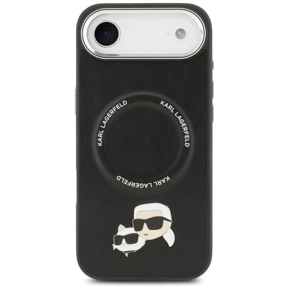 Etui MagSafe dla Apple iPhone 17 Air, Karl Lagerfeld, Karl & Choupette Pins, Czarne