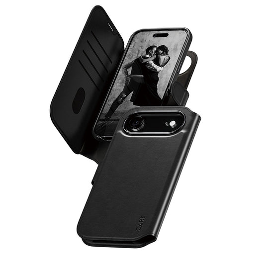 Etui MagSafe dla Apple iPhone 17 Air, PanzerGlass, Care Feature Tango Two-in-One, Czarne