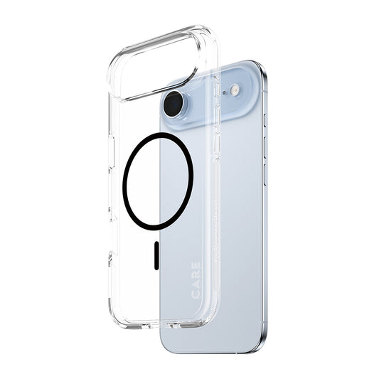 Etui MagSafe dla Apple iPhone 17 Air, PanzerGlass, Care Urban Explorer, Czarne Przezroczyste