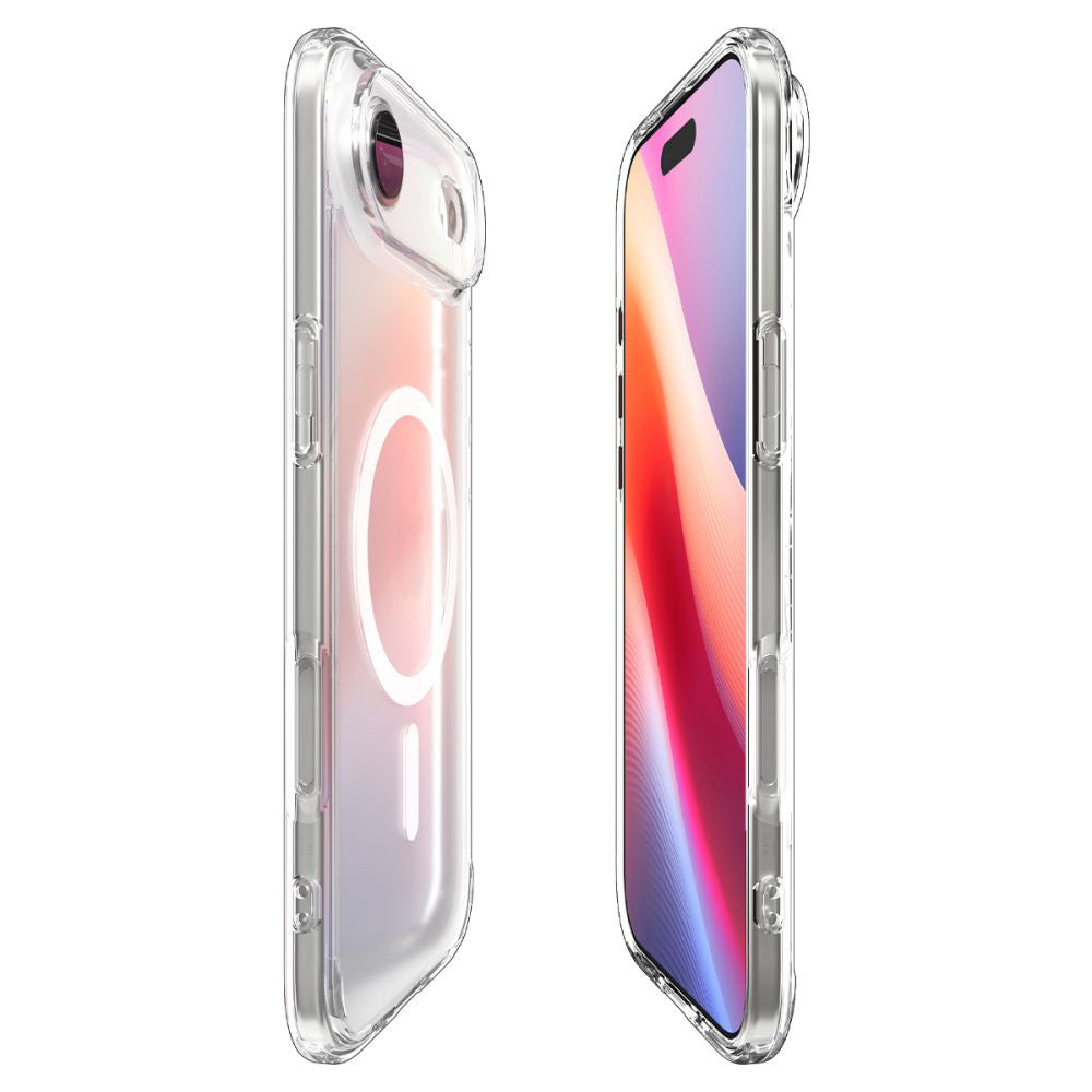 Etui MagSafe dla Apple iPhone 17 Air, Spigen, Ultra Hybrid, Satynowa Biel