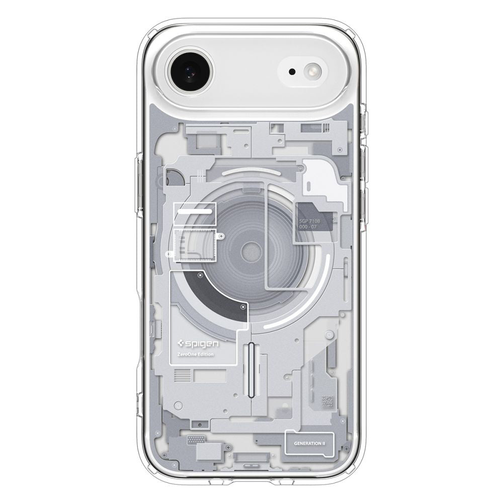 Etui MagSafe dla Apple iPhone 17 Air, Spigen, Ultra Hybrid Zero One, Białe
