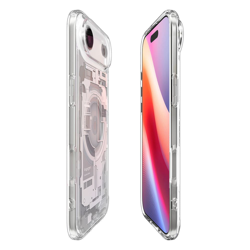 Etui MagSafe dla Apple iPhone 17 Air, Spigen, Ultra Hybrid Zero One, Białe