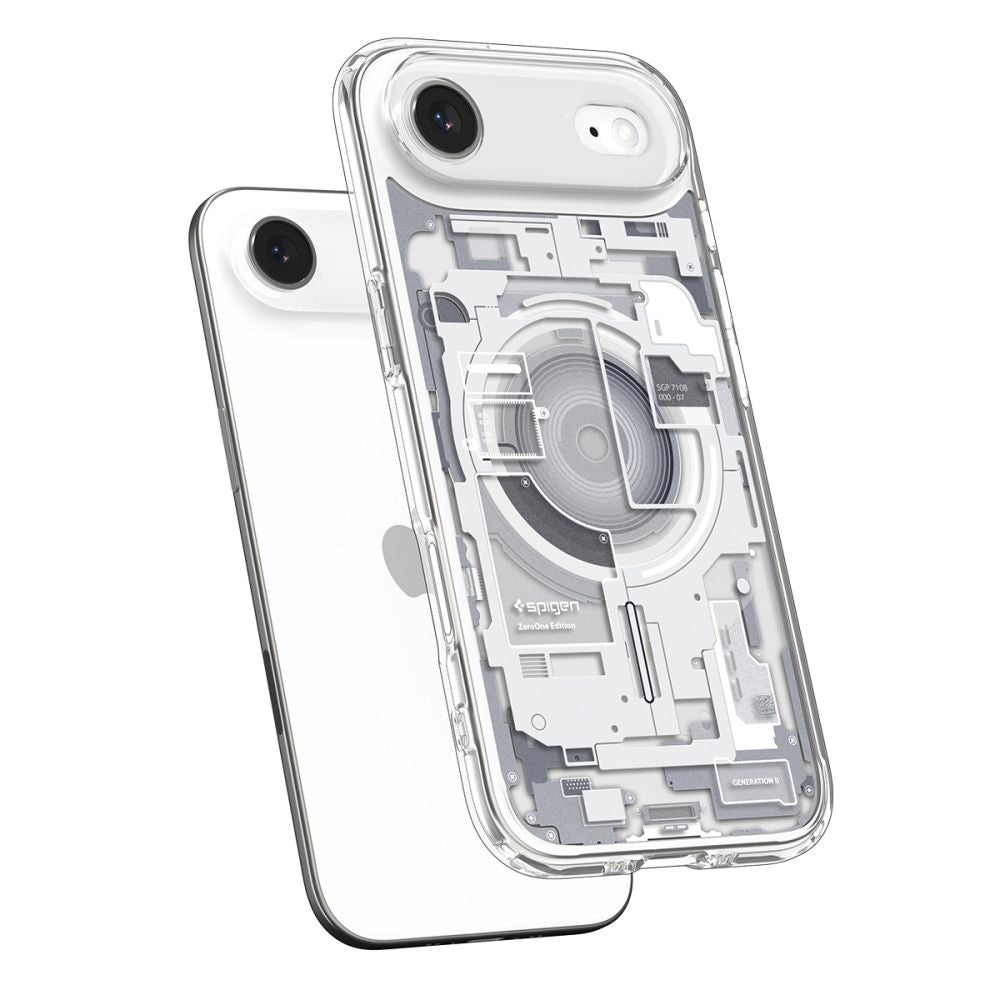 Etui MagSafe dla Apple iPhone 17 Air, Spigen, Ultra Hybrid Zero One, Białe
