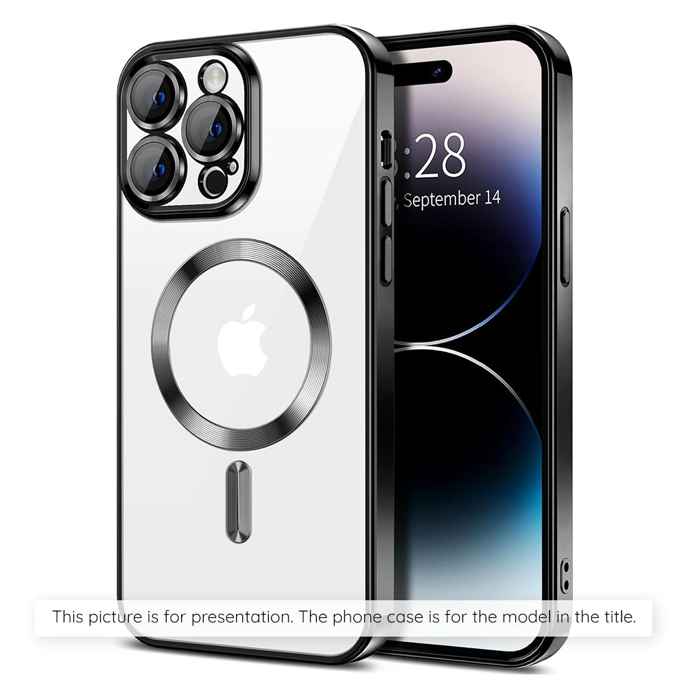 Etui MagSafe dla Apple iPhone 17 Air, Techsuit, Luxury Crystal, Czarne