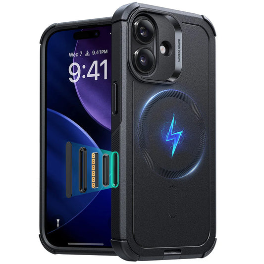 Etui MagSafe dla Apple iPhone 17, ESR, Cyber, Czarne