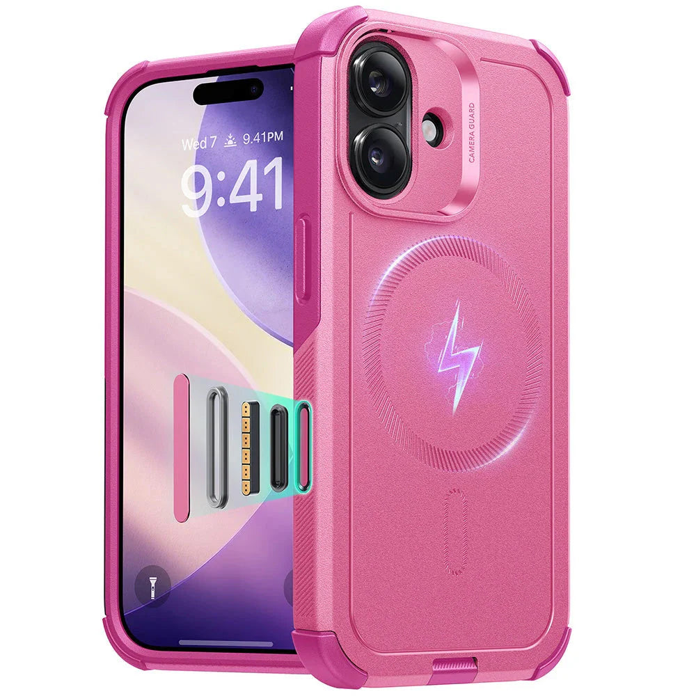 Etui MagSafe dla Apple iPhone 17, ESR, Cyber, Różowy