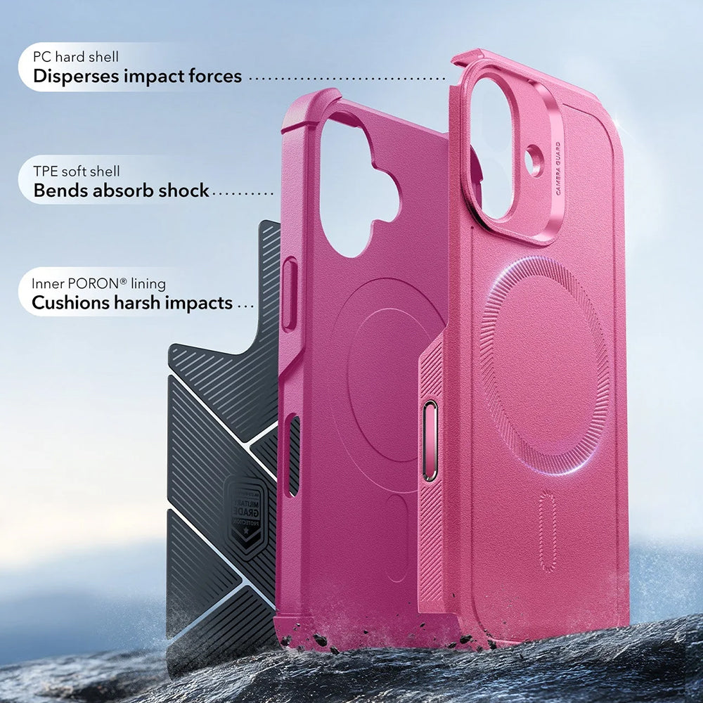 Etui MagSafe dla Apple iPhone 17, ESR, Cyber, Różowy