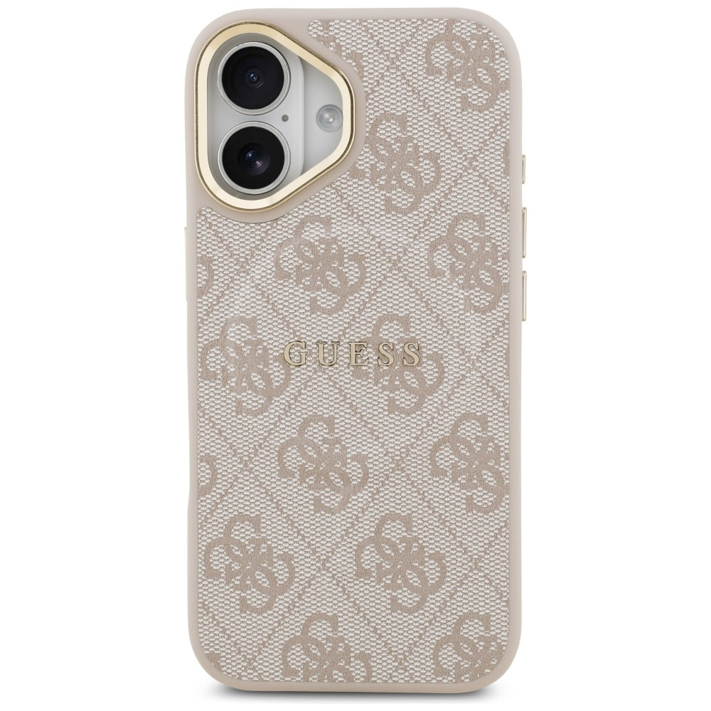Etui MagSafe dla Apple iPhone 17, Guess, 4G Classic, Różowy