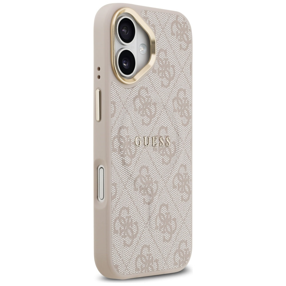 Etui MagSafe dla Apple iPhone 17, Guess, 4G Classic, Różowy