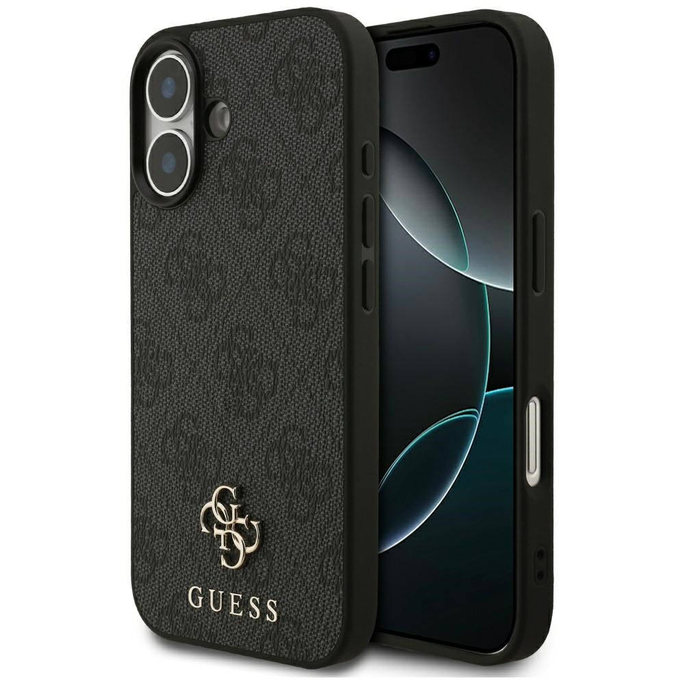 Etui MagSafe dla Apple iPhone 17, Guess, 4G Small and Classic Logo, Czarne