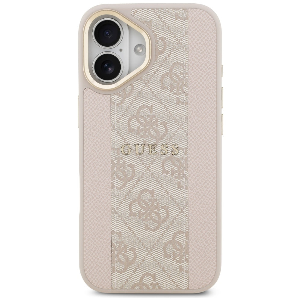 MagSafe Case for Apple iPhone 17, Guess, 4G Stripe, Pink