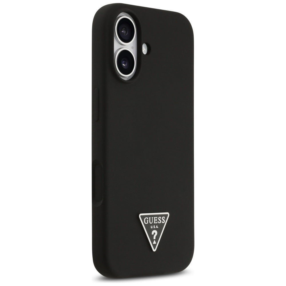 Etui MagSafe dla Apple iPhone 17, Guess, Triangle Logo, Czarne