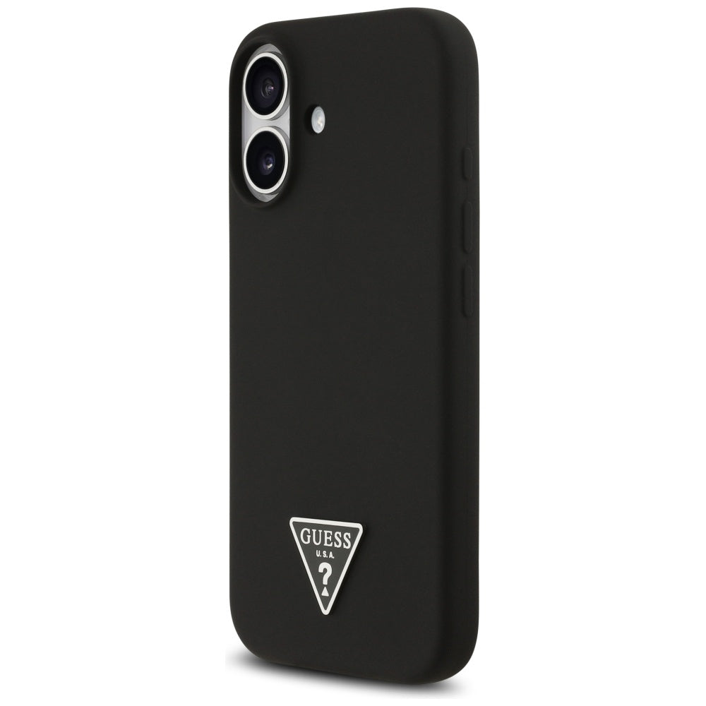 Etui MagSafe dla Apple iPhone 17, Guess, Triangle Logo, Czarne