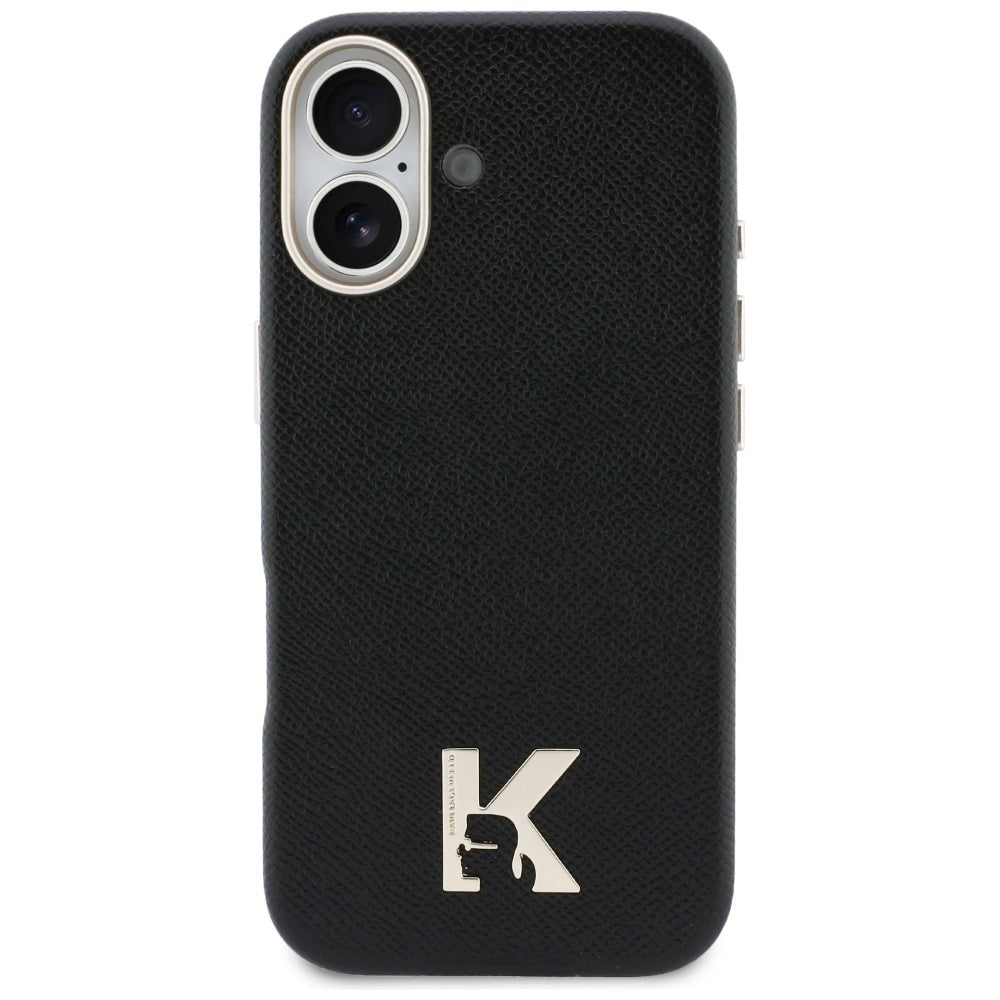 Etui MagSafe dla Apple iPhone 17, Karl Lagerfeld, Karl Head Logo, Czarne