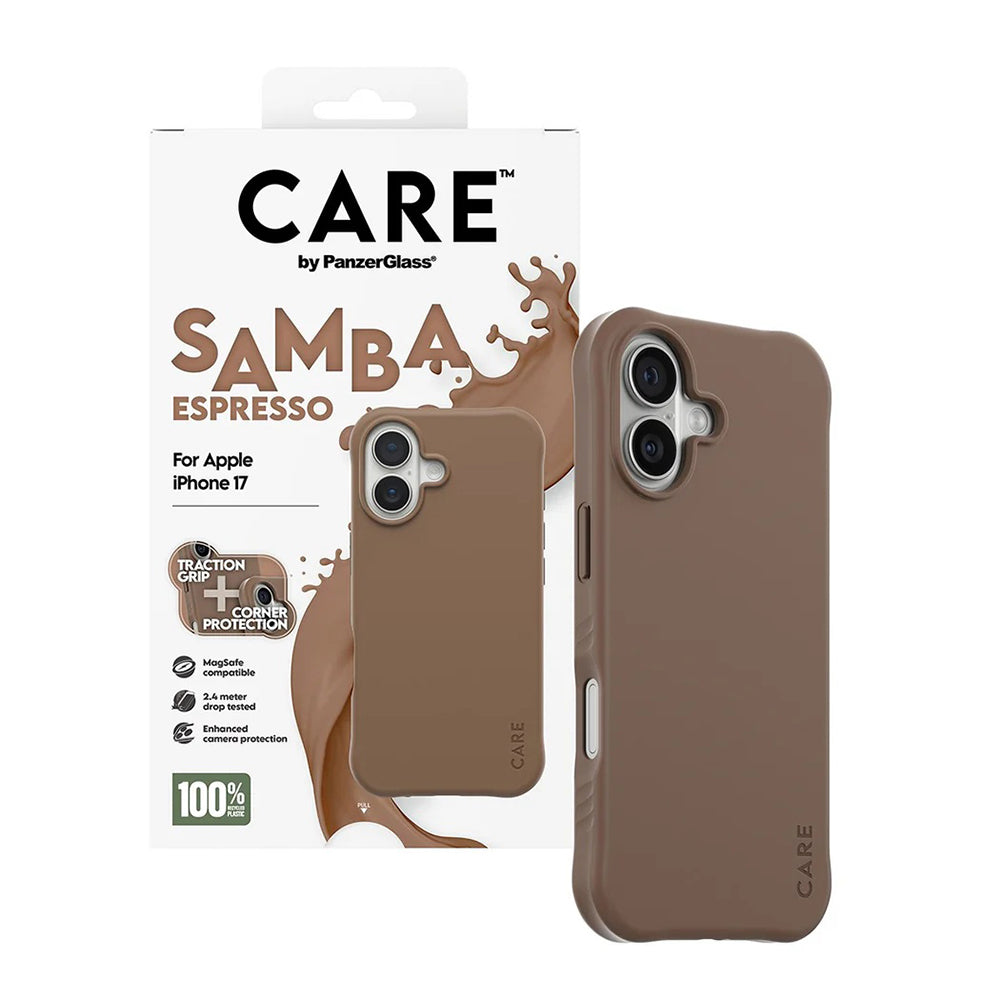 Etui MagSafe dla Apple iPhone 17, PanzerGlass, Care Fashionable, Brązowy