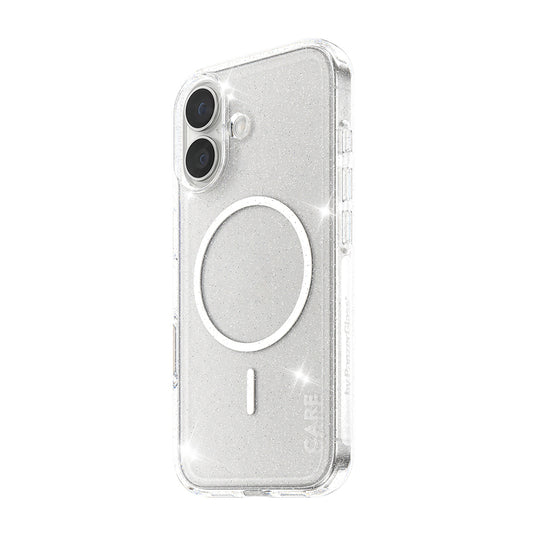 Etui MagSafe dla Apple iPhone 17, PanzerGlass, Care Urban Explorer Star Lit, Przezroczyste Białe