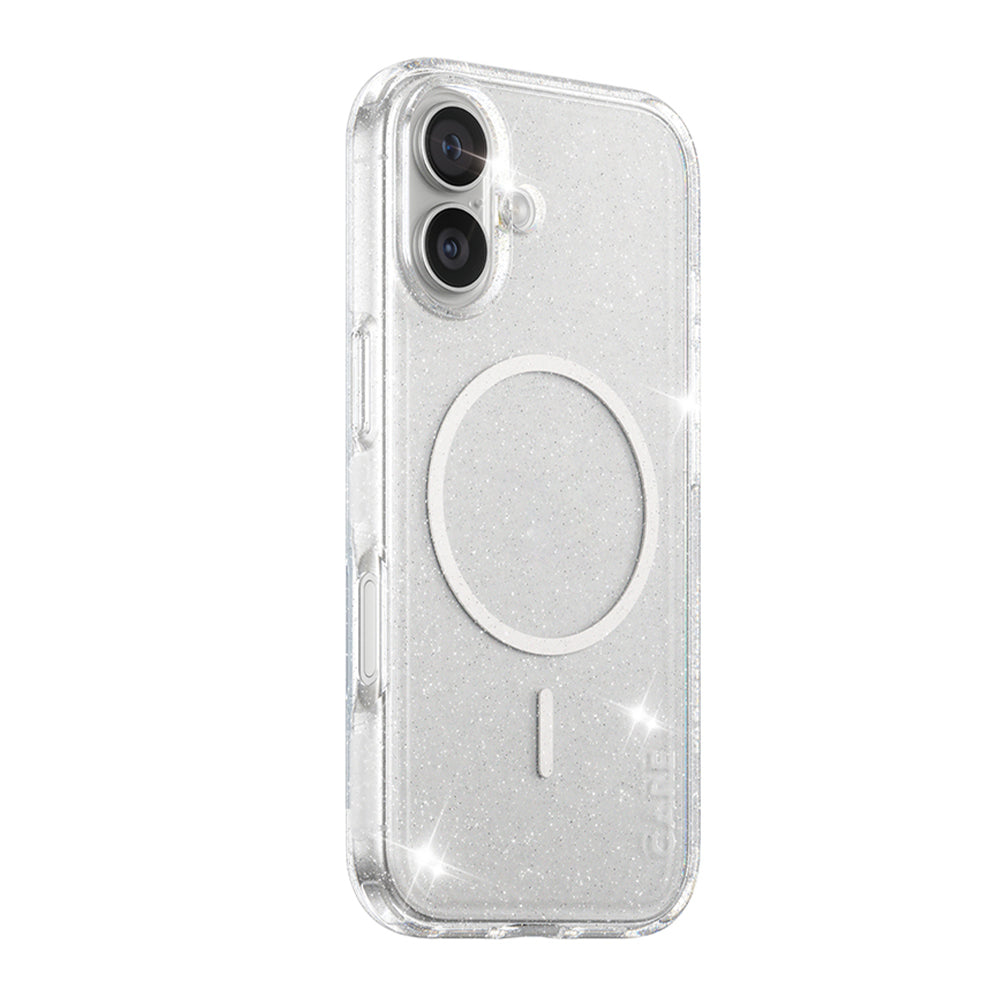Etui MagSafe dla Apple iPhone 17, PanzerGlass, Care Urban Explorer Star Lit, Przezroczyste Białe