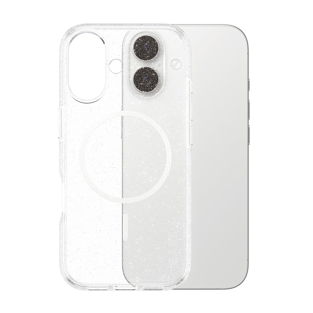 Etui MagSafe dla Apple iPhone 17, PanzerGlass, Care Urban Explorer Star Lit, Przezroczyste Białe