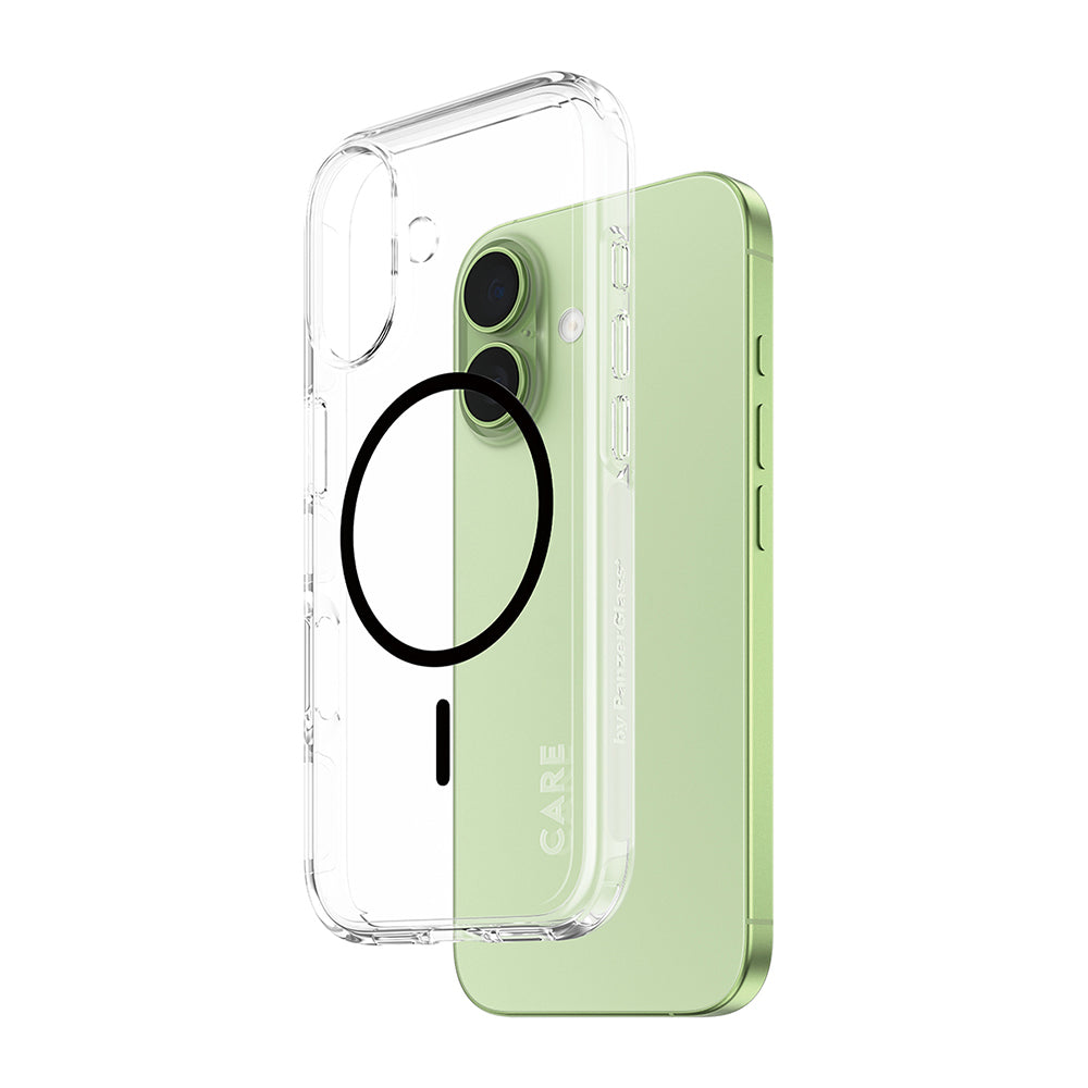 Etui MagSafe dla Apple iPhone 17, PanzerGlass, Care Urban Explorer, Czarne Przezroczyste