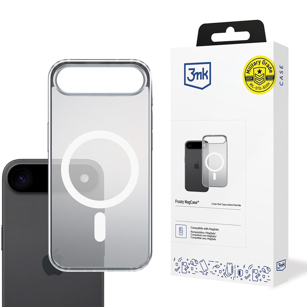 Etui MagSafe dla Apple iPhone 17 Pro, 3MK, MagCase, Białe