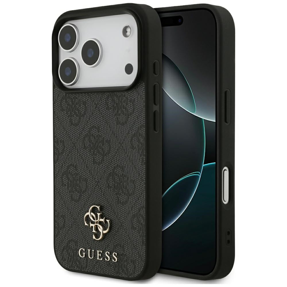 Etui MagSafe dla Apple iPhone 17 Pro, Guess, 4G Small and Classic Logo, Czarne