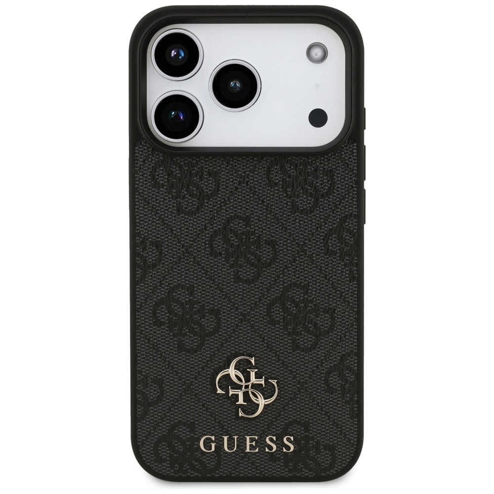 Etui MagSafe dla Apple iPhone 17 Pro, Guess, 4G Small and Classic Logo, Czarne