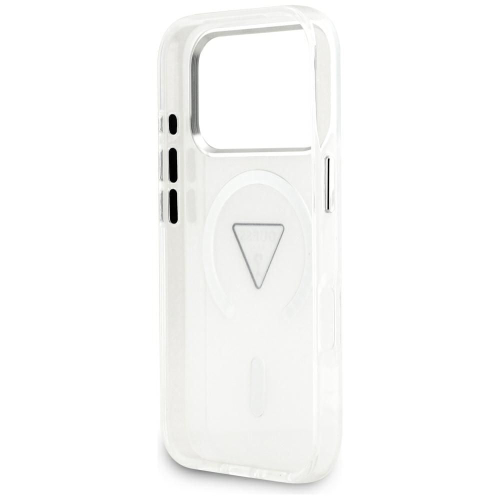 Etui MagSafe dla Apple iPhone 17 Pro, Guess, IML Gradient Triangle Logo, Przezroczyste