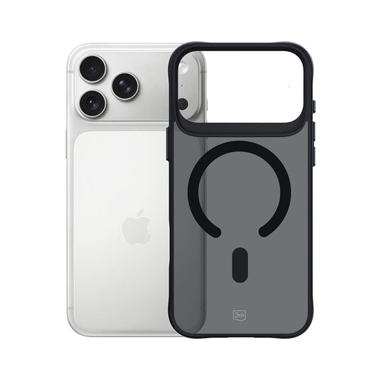 Etui MagSafe dla Apple iPhone 17 Pro Max, 3MK, Smoke MagCase, Czarne