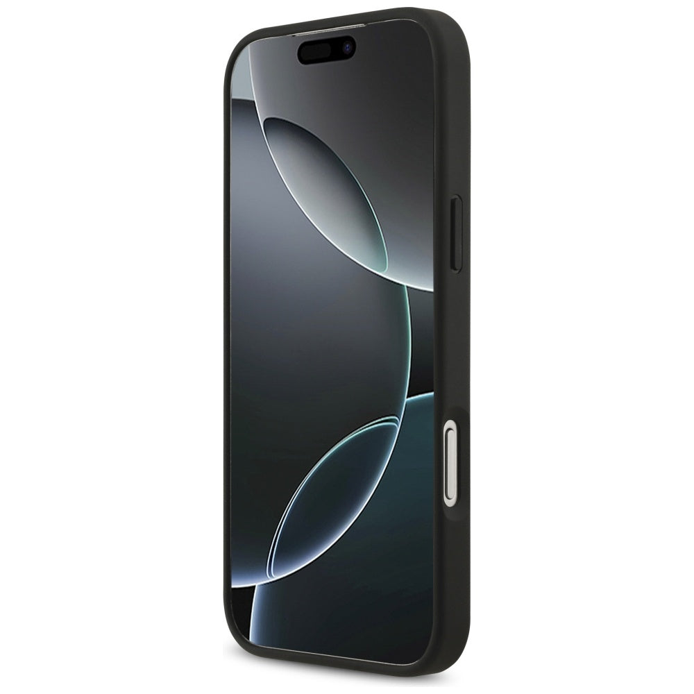 Etui MagSafe dla Apple iPhone 17 Pro Max, Guess, 4G Circle Classic Logo, Czarne