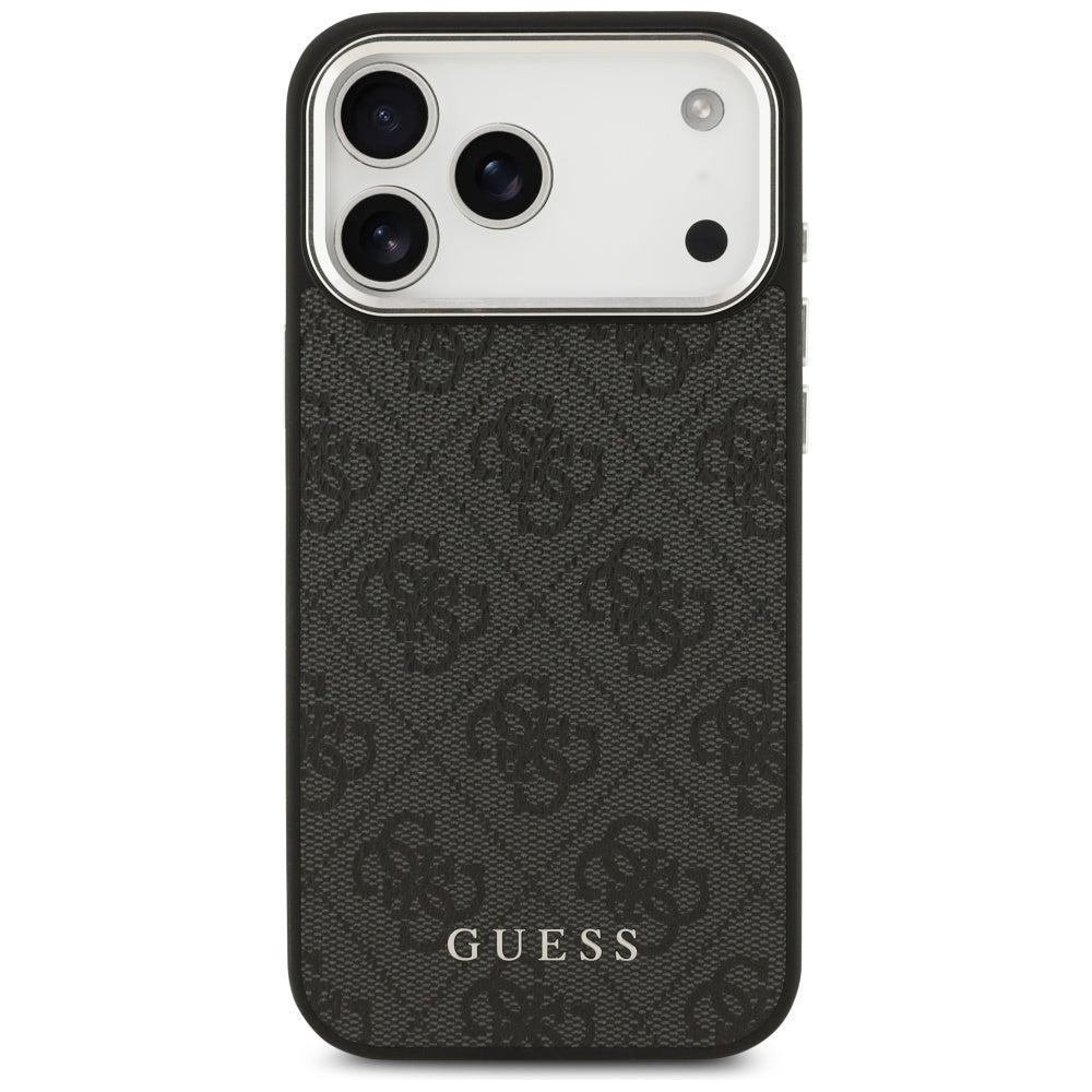 Etui MagSafe dla Apple iPhone 17 Pro Max, Guess, 4G Classic Logo, Czarne