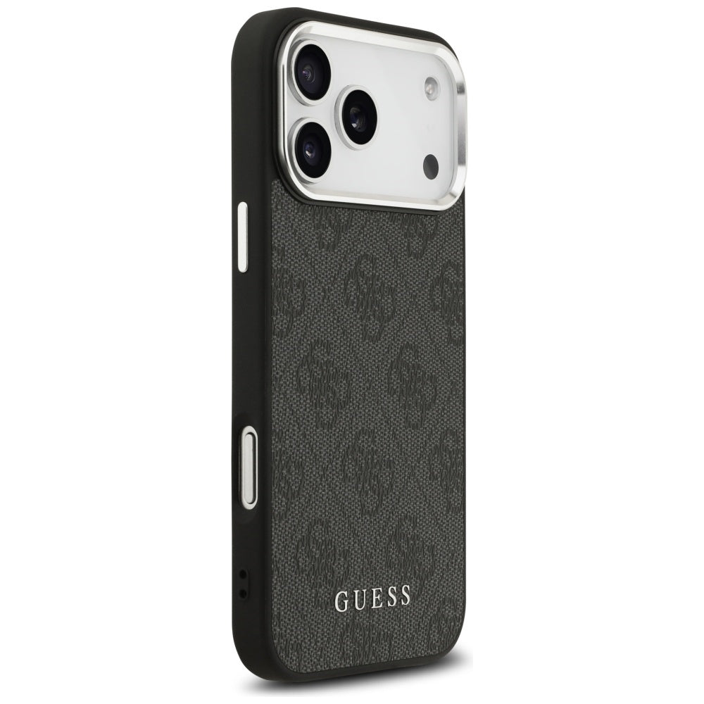 Etui MagSafe dla Apple iPhone 17 Pro Max, Guess, 4G Classic Logo, Czarne